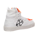 Sneakers OFF WHITE, Off Court 3.0 High Top White, Tag Alb