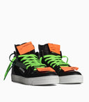 Sneakers OFF WHITE, OFF COURT 3.0, Piele, Negru OMIA065S22LEA0031010