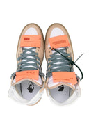 Sneakers OFF WHITE, OFF COURT 3.0, Piele intoarsa, Beige
