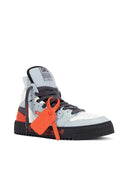 Sneakers OFF WHITE, 3.0 Off Court Courtesy Sneaker, Light Blue & Orange