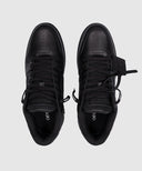 Sneakers OFF WHITE, Out Of Office, Leather, Men, Full Black