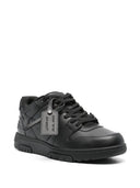 Sneakers OFF WHITE, Out Of Office, Leather, Men, Full Black