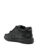 Sneakers OFF WHITE, Out Of Office, Leather, Men, Full Black