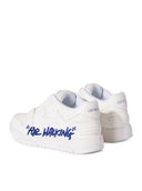 SNEAKERS OFF WHITE, Out Of Office, Electric Blue Details, White