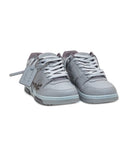 SNEAKERS OFF WHITE, Out Of Office, Electric Blue Details, Grey