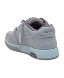 SNEAKERS OFF WHITE, Out Of Office, Electric Blue Details, Grey