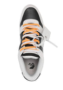 Sneakers OFF WHITE, Basket Out of Office, Grey and Orange
