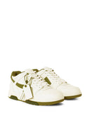 Sneakers OFF WHITE, Out of Office, Men, Olive Details, White