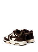 Sneakers OFF WHITE, Out Of Office, Chocolate Brown