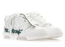 Sneakers OFF WHITE, Out Of Office For Walking, Green Details, White