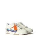 Sneakers OFF WHITE, Out Of Office "For Walking" Artwork Sneakers, White