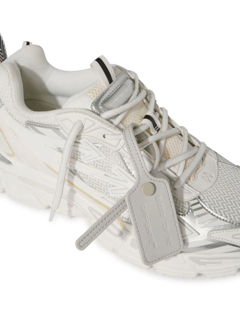 Sneakers OFF WHITE, Be Right Back, Full White, Woman