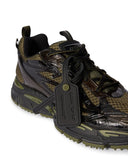 Sneakers OFF WHITE, Be Right Back Sneakers, Dark Green
