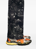 Sneakers OFF WHITE, Be Right Back, Orange Details, Grey
