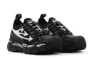 Sneakers OFF WHITE, BE RIGHT BACK BLACK/SILVER KNITTED