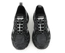 Sneakers OFF WHITE, BE RIGHT BACK BLACK/SILVER KNITTED