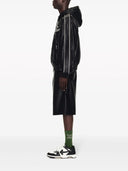 Jacheta OFF WHITE,  Leather Black Jacket