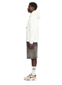 Hanorac OFF WHITE, Royal Team Embroidery Zip Hoodie, White