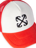 SAPCA OFF-WHITE, Brick Red Arrow Trucker Hat, Rosu