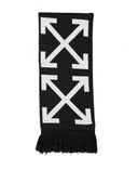 ESARFA OFF WHITE Arrows motif, BLACKWHITE