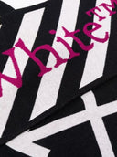 ESARFA OFF WHITE Arrows motif, BLACKWHITE