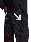 Jeans OFF WHITE, Arrow Monogram Degrade Jacquard Jeans