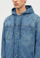 Jacheta OFF WHITE, BOOKISH PADDED,light medium blue