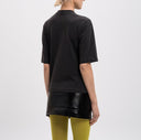 Tricou OFF WHITE, Frontal Logo, Roses, Black
