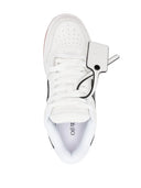 Sneakers OFF WHITE, Out Of Office, Lace Up, Black Arrow, White