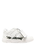 SNEAKERS OFF WHITE,  Out Of Office, Contur Negru, Alb