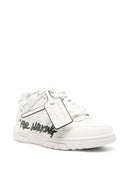 SNEAKERS OFF WHITE,  Out Of Office, Contur Negru, Alb