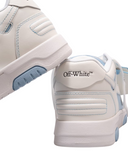 Sneakers OFF WHITE, Out Of Office, Blue Leather, White