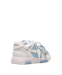 Sneakers OFF WHITE, Out Of Office, Blue Leather, White