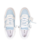 Sneakers OFF WHITE, Out Of Office, Blue Leather, White