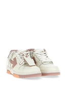 Sneakers OFF WHITE, Out Of Office, Pink Leather, White