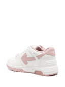 Sneakers OFF WHITE, Out Of Office, Pink Leather, White