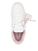 Sneakers OFF WHITE, Out Of Office, Pink Leather, White