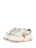 Sneakers OFF WHITE, Out Of Office, Pink Leather, White