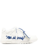 SNEAKERS OFF WHITE, Out Of Office, Electric Blue Details, Women, White
