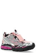 Sneakers OFF WHITE, Be Right Back Lace-Up, Women, Pink Details, Grey