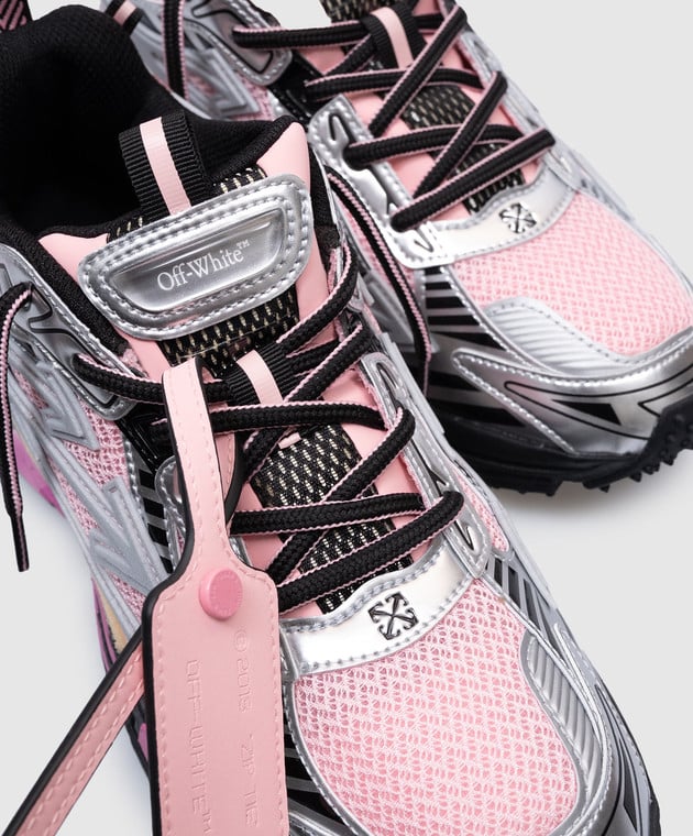 Sneakers OFF WHITE, Be Right Back Lace-Up, Women, Pink Details
