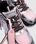 Sneakers OFF WHITE, Be Right Back Lace-Up, Women, Pink Details, Grey