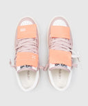 Sneakers OFF WHITE, leather sneakers 3.0 Floating Arrow, Pink