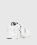 Sneakers OFF WHITE, leather sneakers 3.0 Floating Arrow, Alb