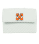 GEANTA OFF WHITE, Logo Portocaliu