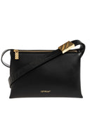 Geanta OFF WHITE, Logo Plaque Zip-Up Shoulder Bag