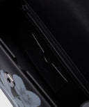 Geanta OFF WHITE, Jitney 1.4 black leather bag with X-ray print, Negru