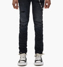 Jeans PURPLE, P001 low-rise, Reflective Paint Repair