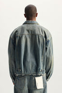 Jachetă PURPLE, Denim Reflective Selvedge