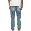 Jeans PURPLE, Vintage Knee Slit Denim (Mid Indigo)